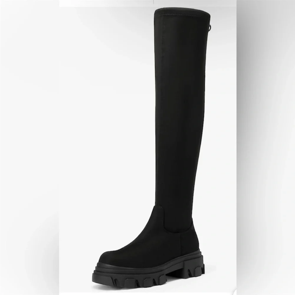 Never worn DREAM PAIRS Women's Over The Knee Platform Thigh High Boots - Picture 5 of 6
